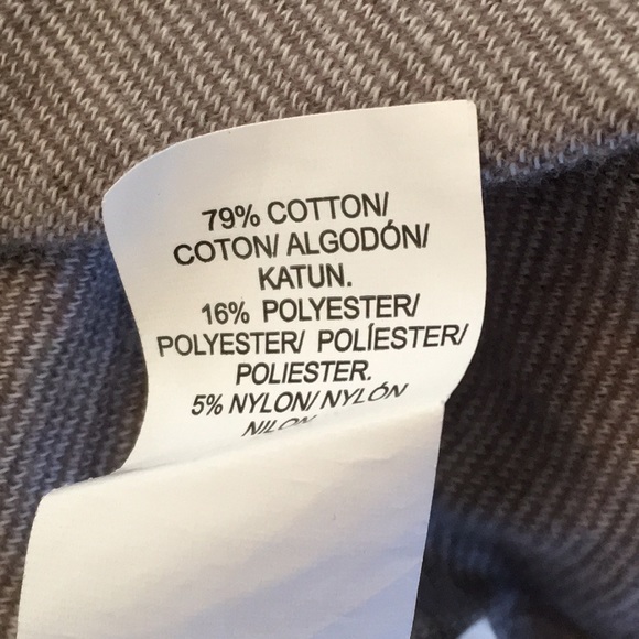 Lucky Brand long sleeve gray stripe henley - Picture 6 of 8